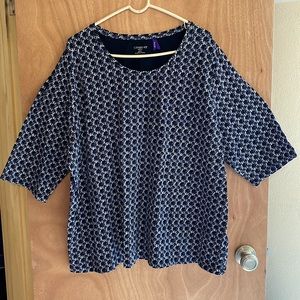 2X Wide Petite Catherines Top